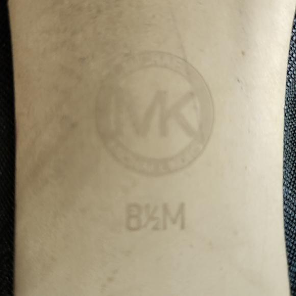 Michael Kors Hamilton black leather rounded toe ballet flats size 8.5M - Picture 14 of 16